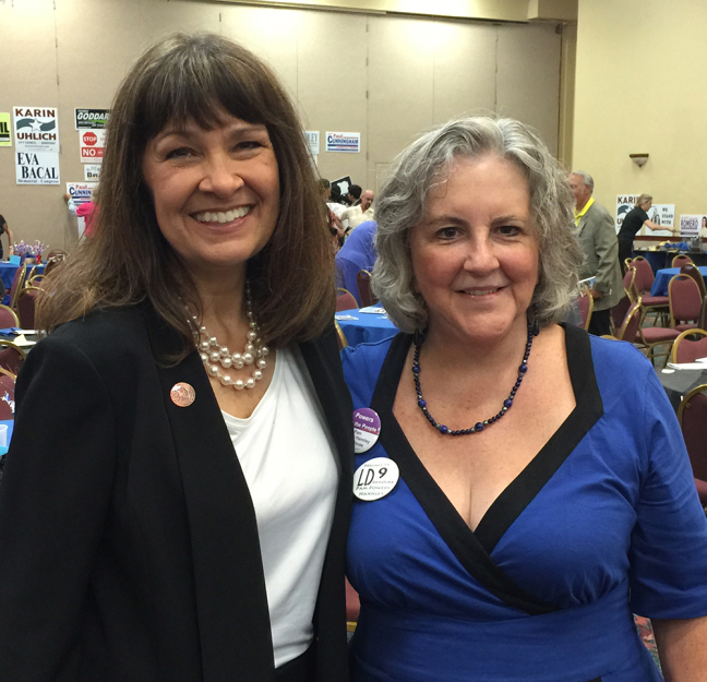 Victoria Steele and Pamela Powers Hannley