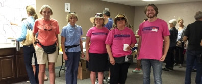 Pamela Powers Hannley & volunteers