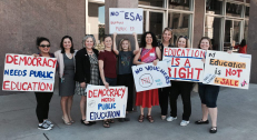 Reps. Isela Blanc, Pamela Powers Hannley, and Rep. Kelli Butler