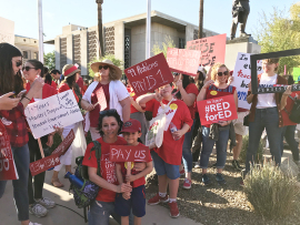 Teacher protests in Arizona