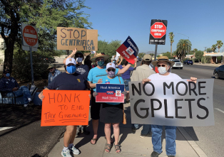 Tax Giveaway Protest