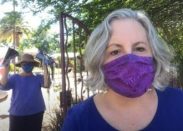 Making masks during pandemic