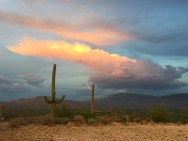 Sunset over Sabino Canyon